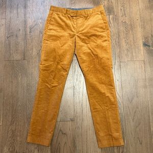 Bonobos Italian Stretch corduroy slim fit pants size 32/32 (worn once)